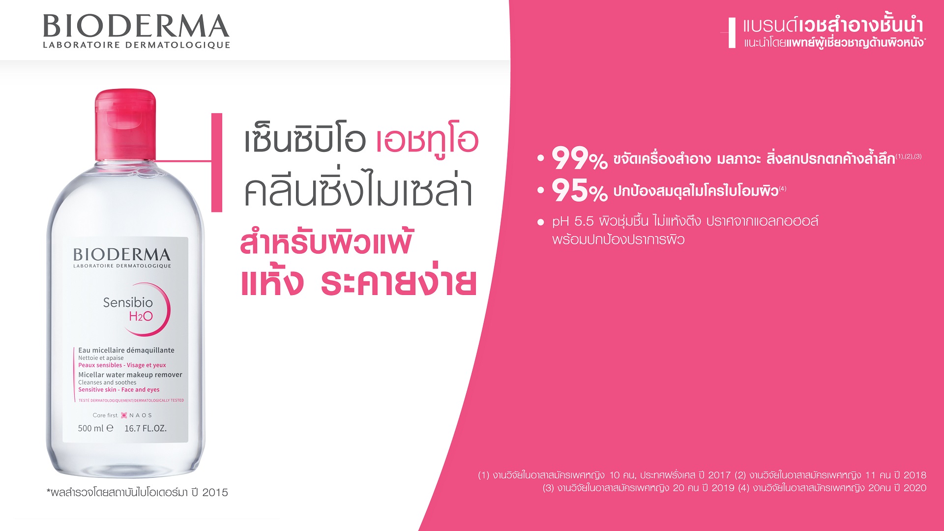 คลีนซิ่งสิว สำหรับผิวแพ้ง่าย เป็นสิว_Bioderma