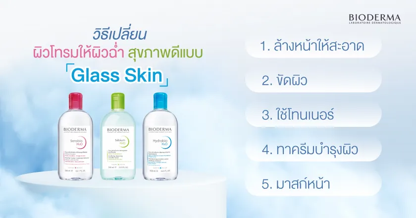 วิธีเปลี่ยนผิวโทรมให้ผิวฉ่ำ สุขภาพดีแบบ Glass Skin