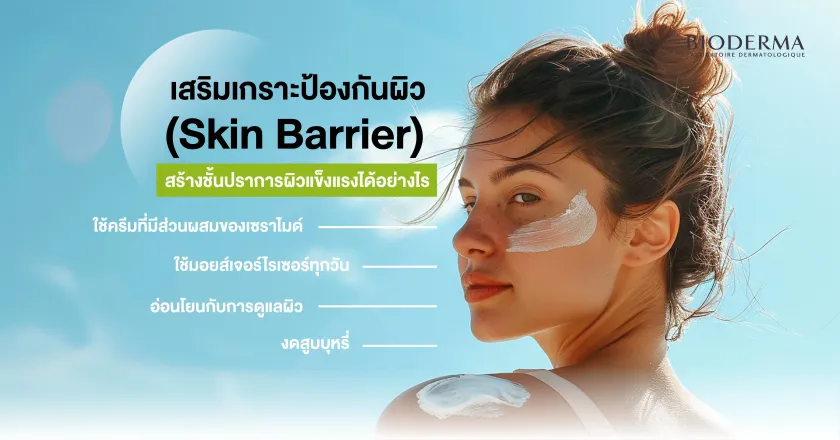 เสริมเกราะป้องกันผิว (Skin Barrier) สร้างชั้นปราการผิวแข็งแรงได้อย่างไร